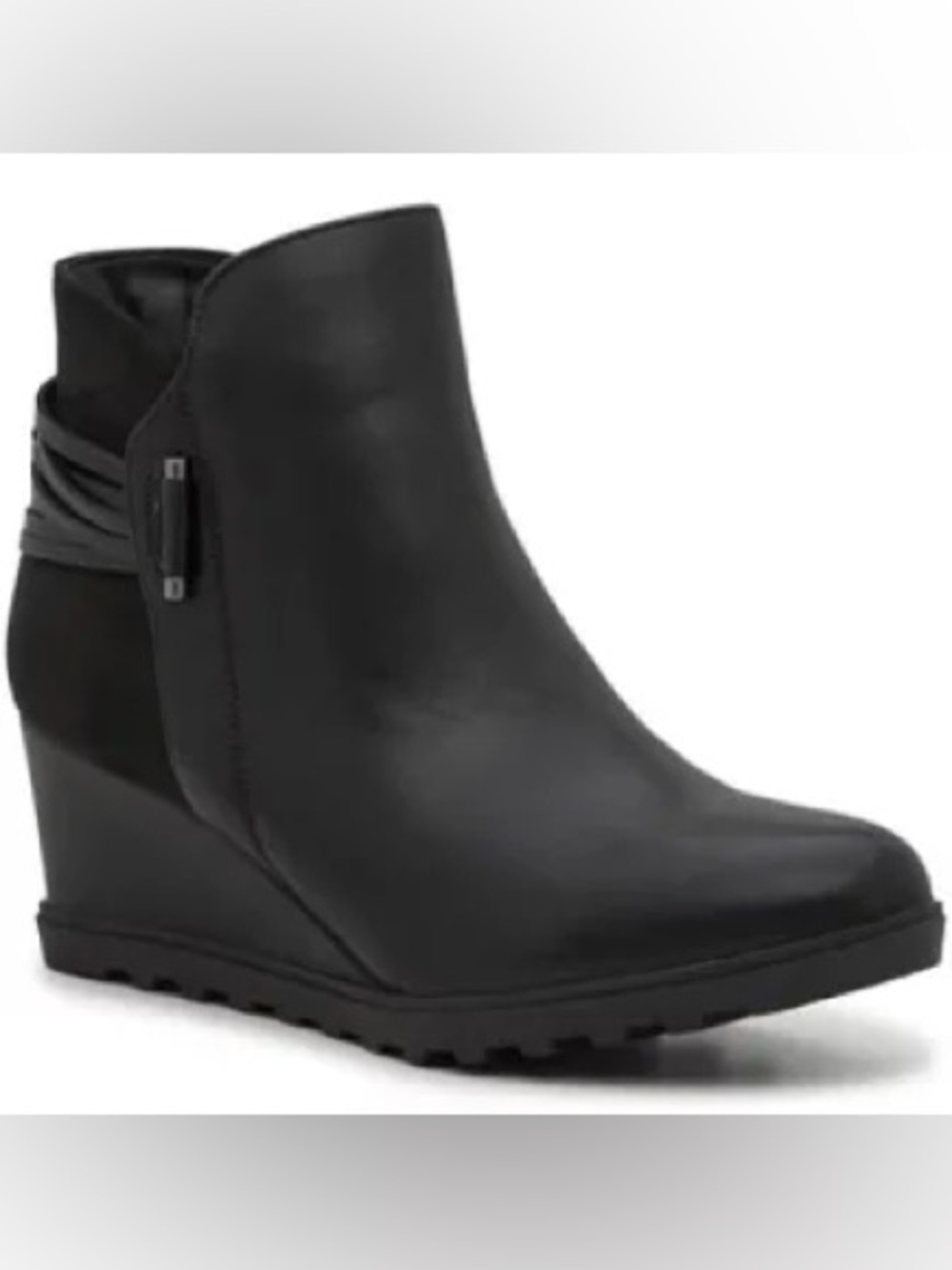 CL by Laundry Black Ankle Bootie